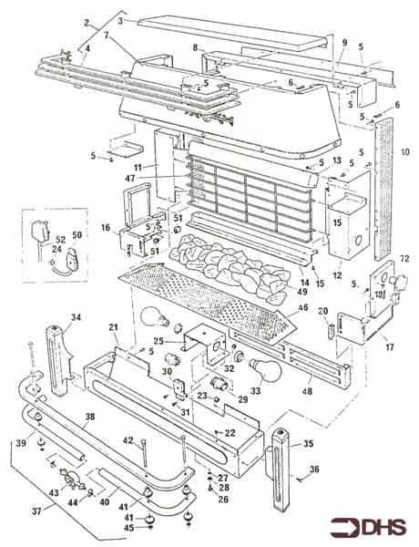 Exploded Diagram for OUTER CASING ASSY