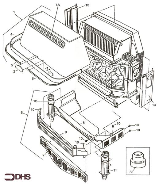 Exploded Diagram for OUTER CASING ASSY