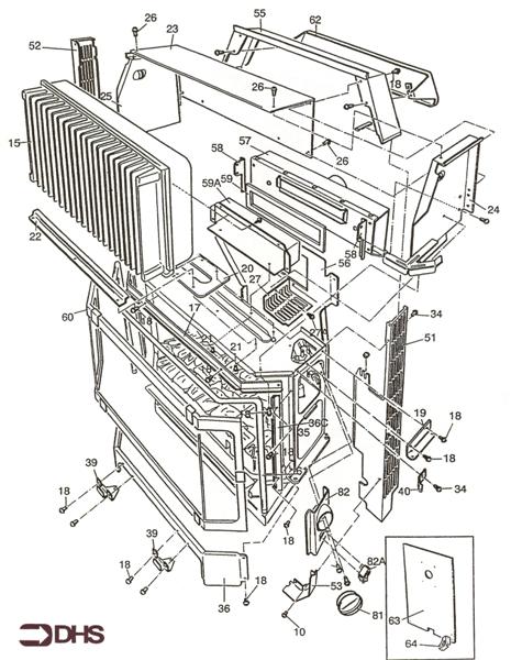 Exploded Diagram for HEAT EXCHANGER