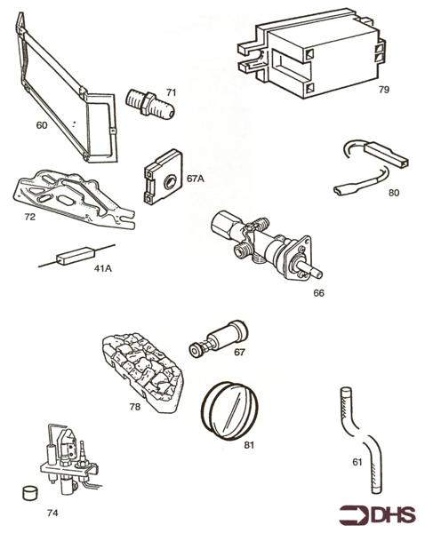 Exploded Diagram for SHORT PARTS LIST