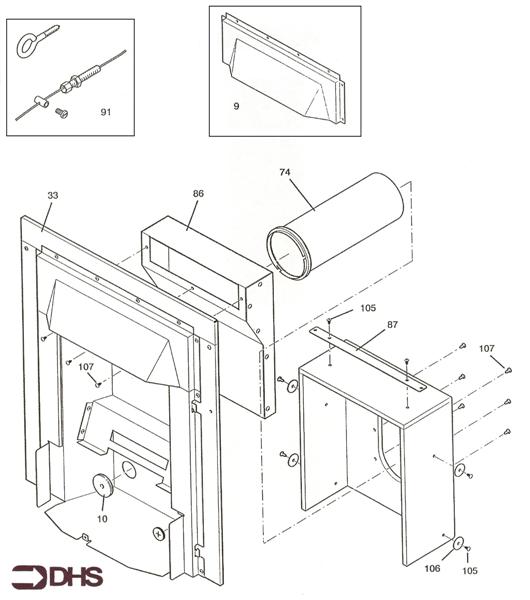 Exploded Diagram for INNER CASING