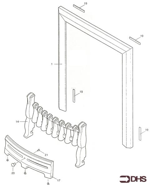 Exploded Diagram for TRIM/FENDER