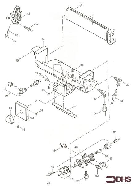 Exploded Diagram for CONTROLS ASSY