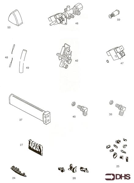 Exploded Diagram for SHORT PARTS LIST