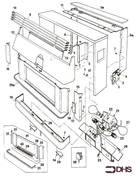 Exploded Diagram for OUTER CASING ASSY