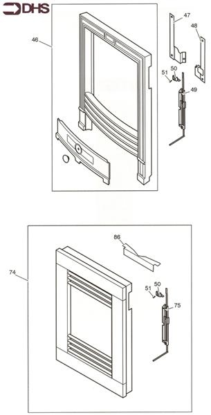 Exploded Diagram for FASCIA OPULENT - CHIC