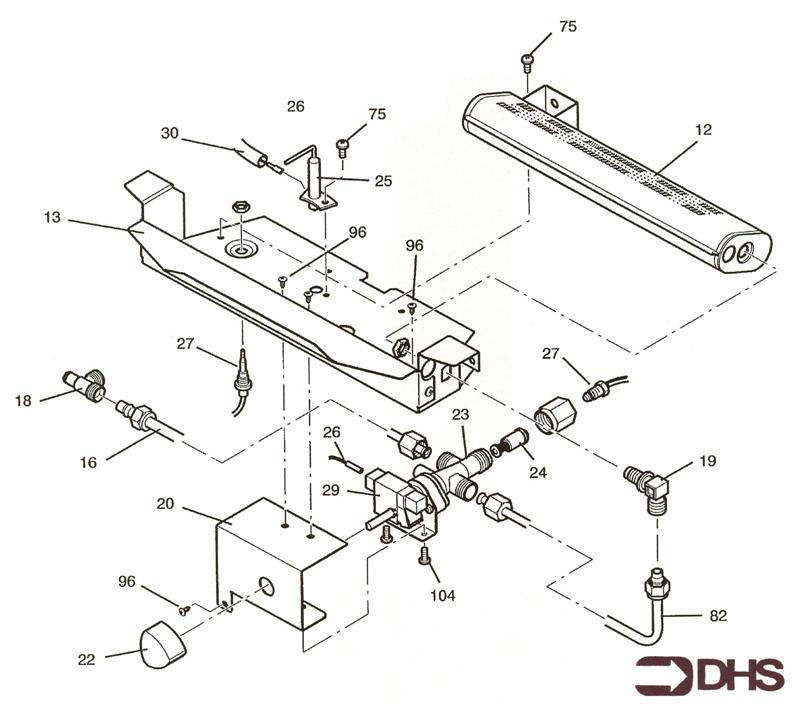 Exploded Diagram for CONTROLS ASSY