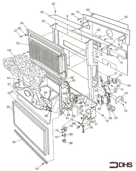 Exploded Diagram for HEAT EXCHANGER