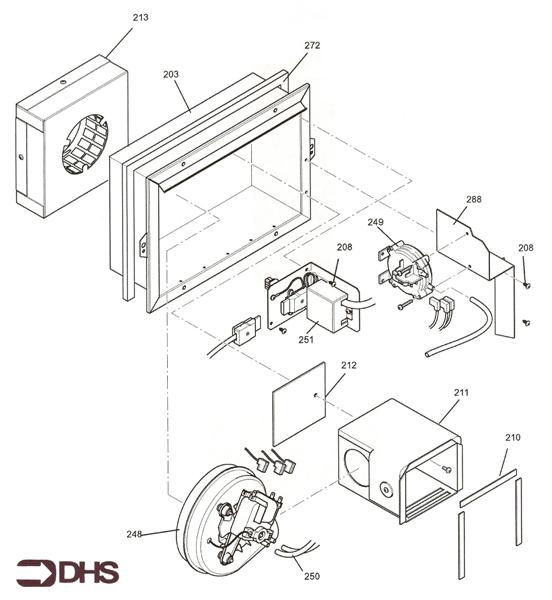 Exploded Diagram for FAN BOX FF