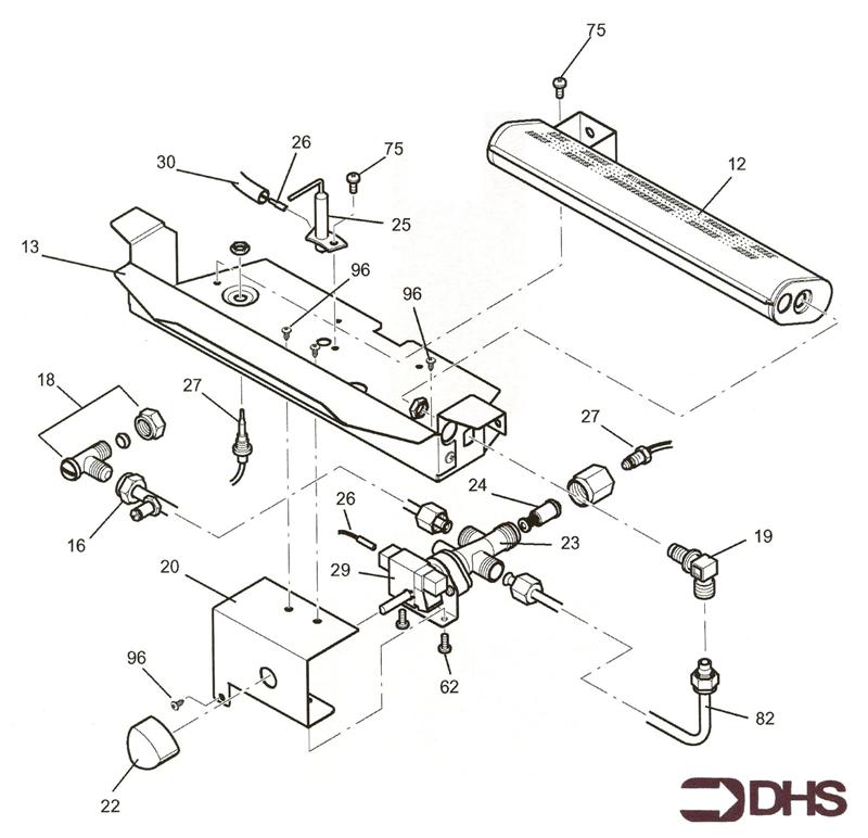 Exploded Diagram for GAS ASSY CLASSIC