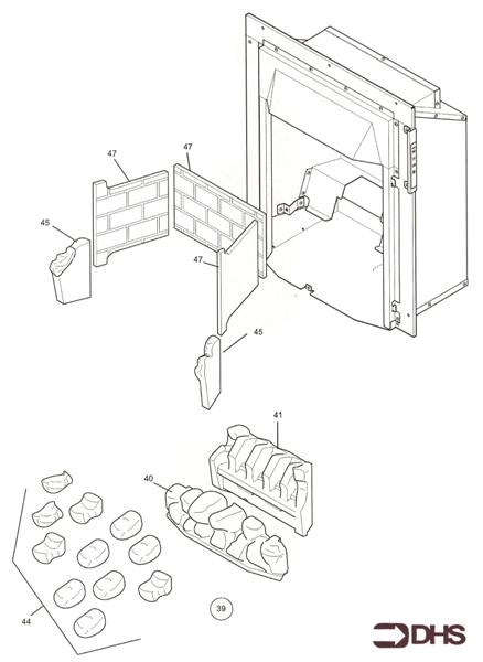 Exploded Diagram for COAL BED CLASSIC & DELUXE