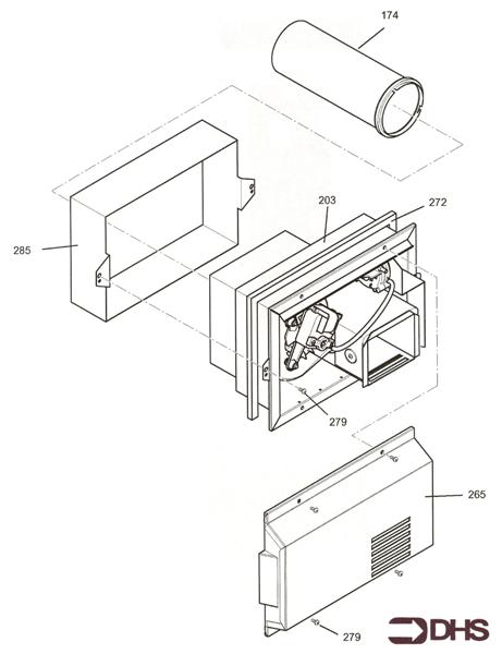 Exploded Diagram for FAN BOX