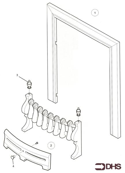 Exploded Diagram for FIRE SURROUND & FENDER ASSY