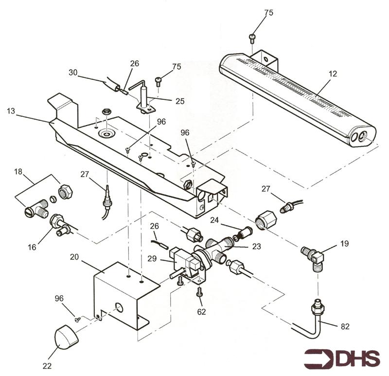 Exploded Diagram for GAS ASSY CLASSIC