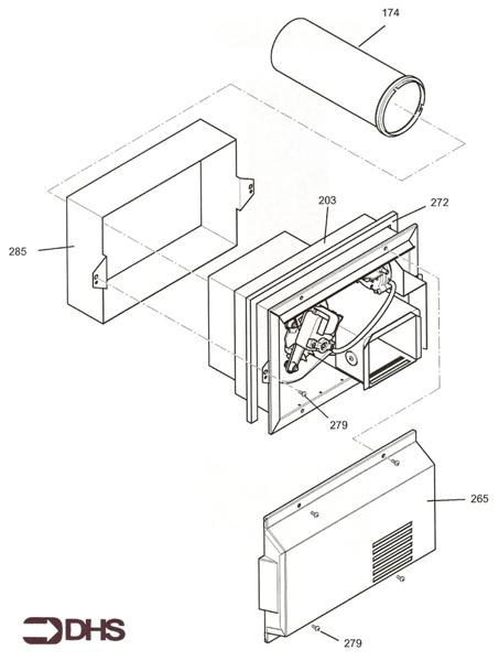 Exploded Diagram for FAN BOX