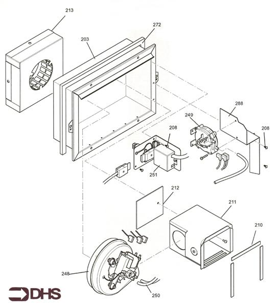 Exploded Diagram for FAN BOX FF