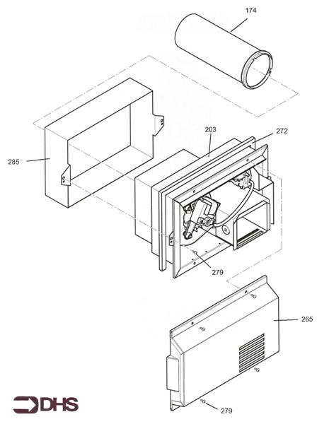 Exploded Diagram for FAN BOX