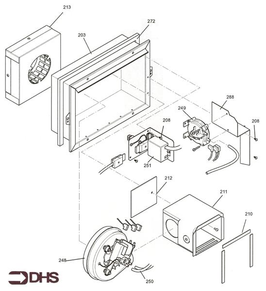 Exploded Diagram for FAN BOX FF