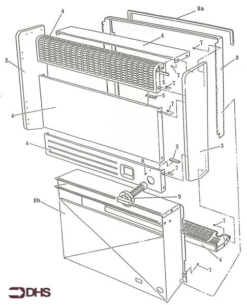 Exploded Diagram for OUTERCASE