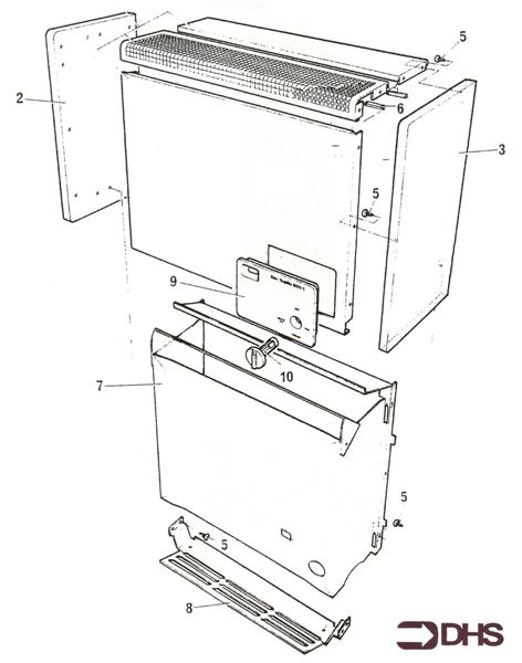 Exploded Diagram for OUTERCASE