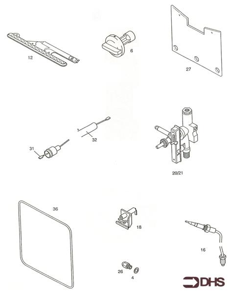 Exploded Diagram for SHORT PARTS LIST