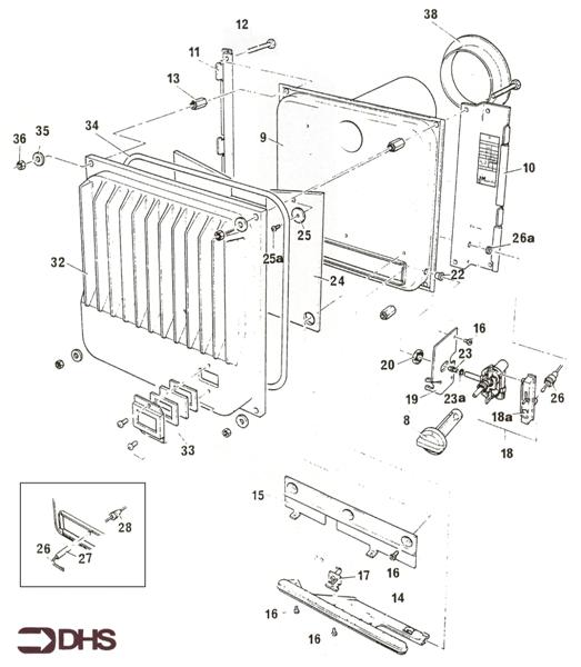 Exploded Diagram for HEAT EXCHANGER