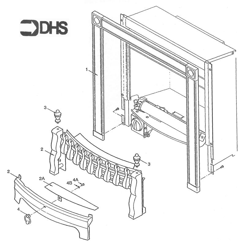 FIRE SURROUND/FENDER ASSY logo