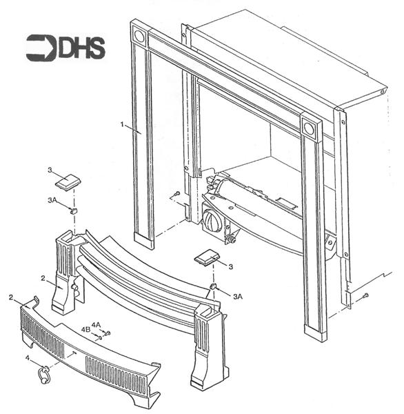 FIRE SURROUND/FENDER ASSY logo