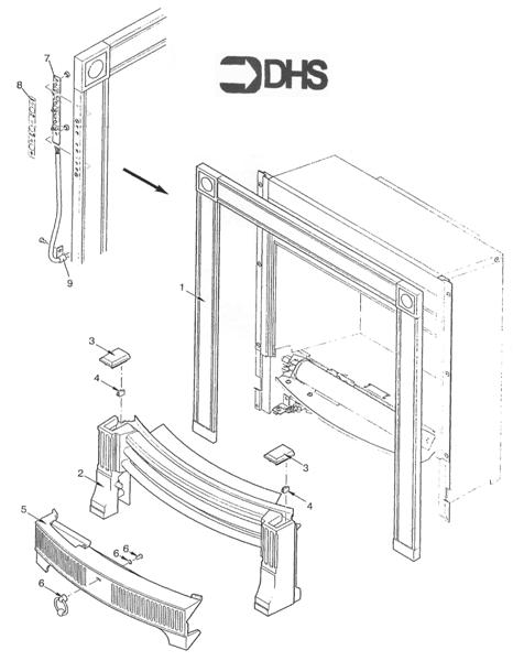 FIRE SURROUND/FENDER ASSY logo