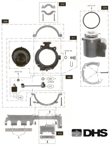 Exploded Diagram for WATER ASSY 3