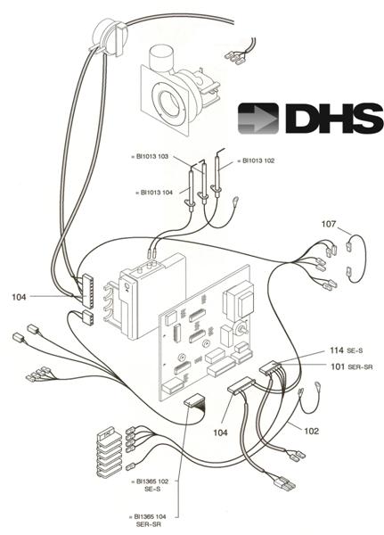 Exploded Diagram for PAN & ELEC PARTS TO 02/2000 1