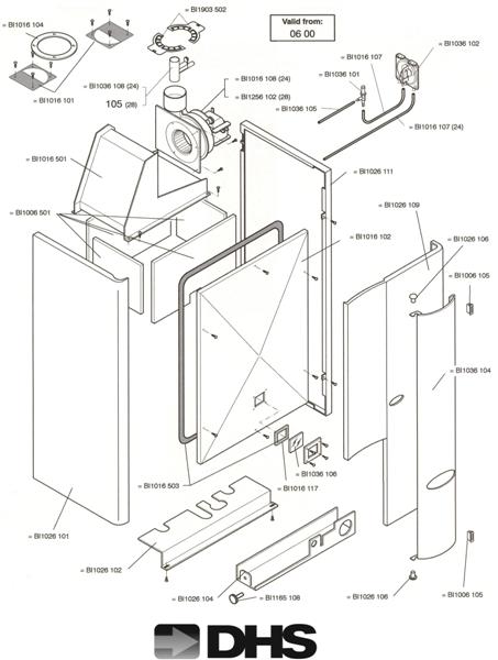Exploded Diagram for EXT PAN, FRE CHAM FRM 03/2000