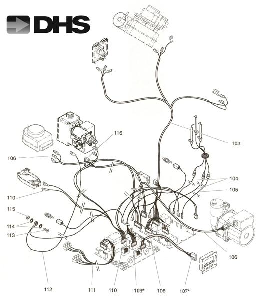 Exploded Diagram for WIRING TO N245030701