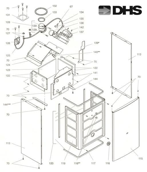 FAN, COMBUSTION CHAMBER & CASE logo