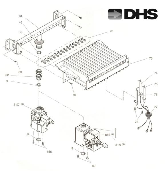 Exploded Diagram for GAS ASSY