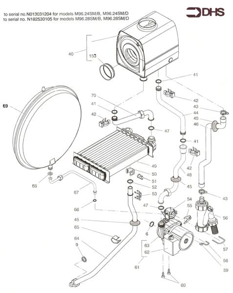 Exploded Diagram for PUMP AND MAIN CIRCUIT ASSY 1