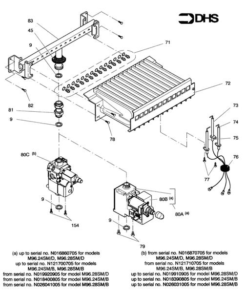 Exploded Diagram for GAS ASSY