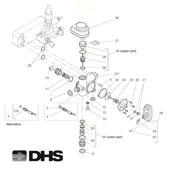 CH FLOW ASSY & 3 WAY DIVERTER logo
