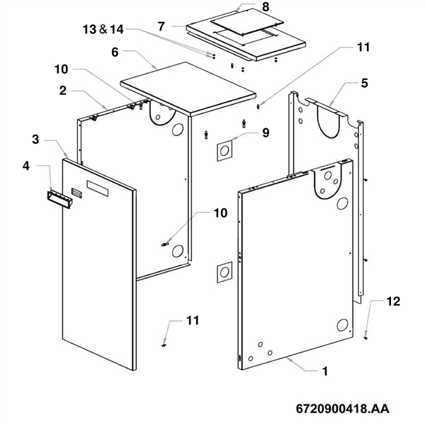 Exploded Diagram for CASING