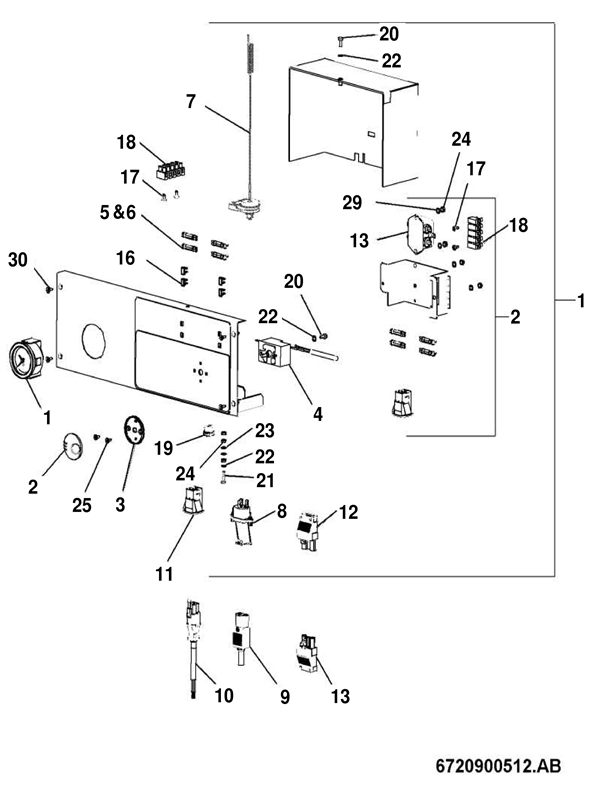 Exploded Diagram for ELECTRICAL