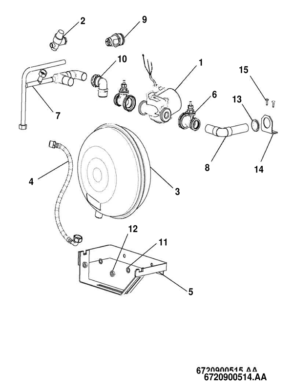 Exploded Diagram for SEALED SYSTEM PARTS