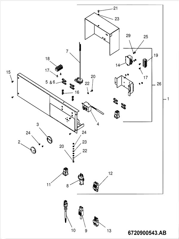 Exploded Diagram for ELECTRICAL