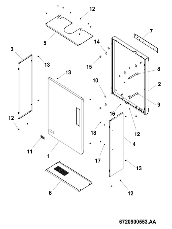 Exploded Diagram for CASING