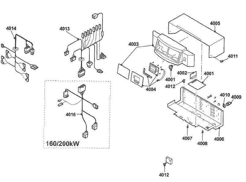 Exploded Diagram for CONTROL PANEL