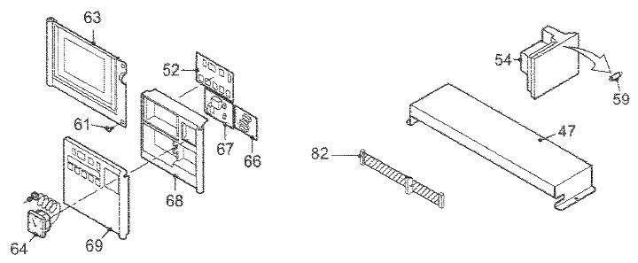 Exploded Diagram for CONTROL PANEL