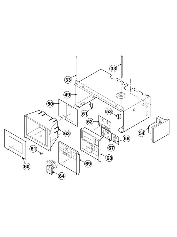 Exploded Diagram for CONTROL PANEL