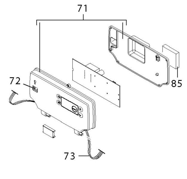 Exploded Diagram for CONTROL PANEL
