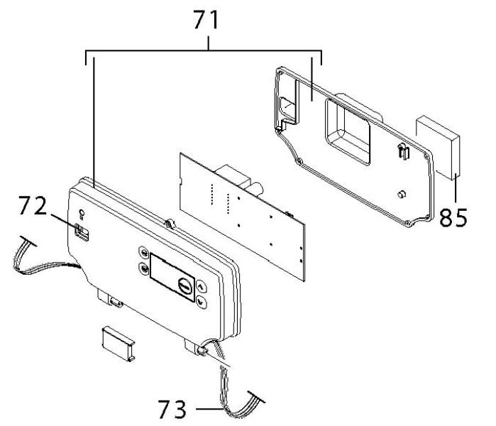 Exploded Diagram for CONTROL PANEL