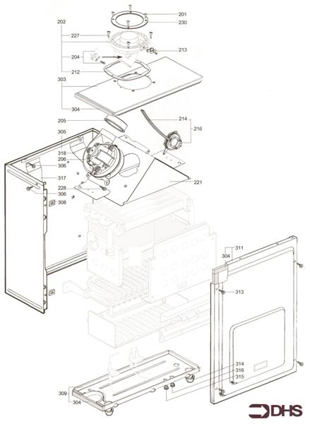FLUE ASSEMBLY - SEALED CASE logo