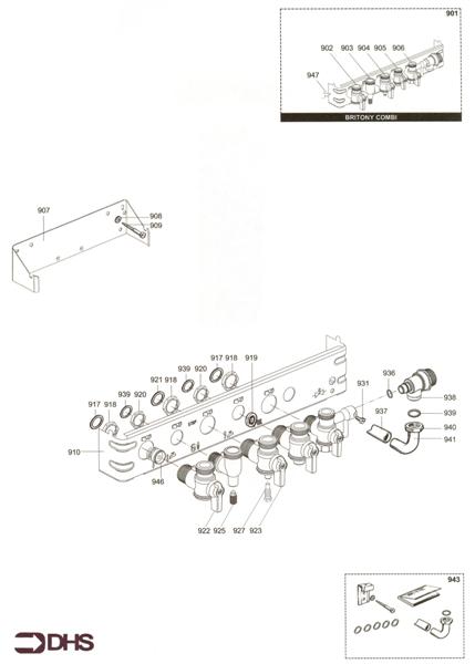 Exploded Diagram for JIG PLATE & PIPE FITTING